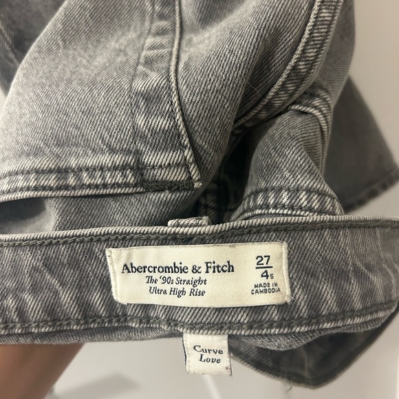 Abercrombie 90s Straight Ultra High Rise Curve Love - Picture 2 of 3